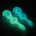 GLASS PIPE GLOW IN DARK DONUT SHAPE GP8598 1CT